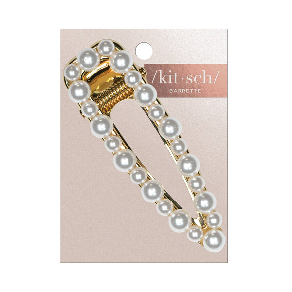 KITSCH - Open Shape Pearl Barrette