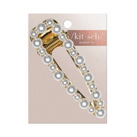 KITSCH - Open Shape Pearl Barrette