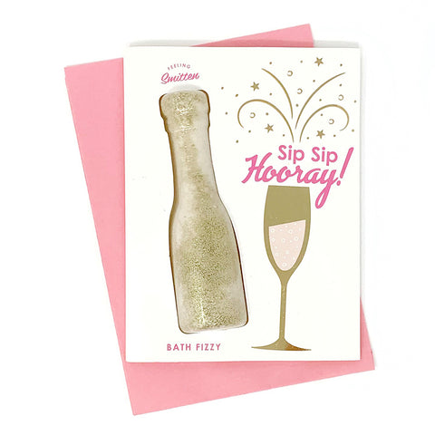 Feeling Smitten - Sip Sip Hooray! Bath Card
