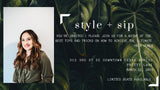 Style + Sip Class