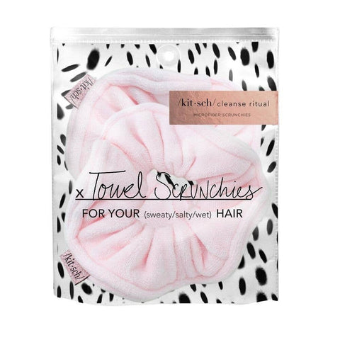KITSCH - Blush Microfiber Scrunchies