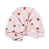 KITSCH - Blush Dot Shower Cap