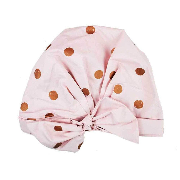 KITSCH - Blush Dot Shower Cap