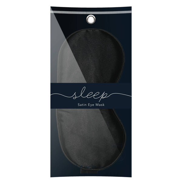KITSCH - Black Satin Eye Mask