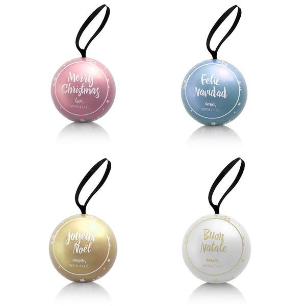 Spongellé - Holiday Shimmer Ornament Assorted Pack