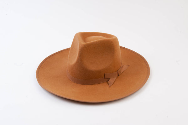 Lucca Couture - Preorder Tan Rancher Wool Hat