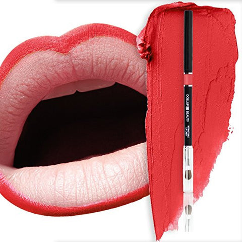 Dollup Beauty Automatic Lip Liner Color (Berry Red)