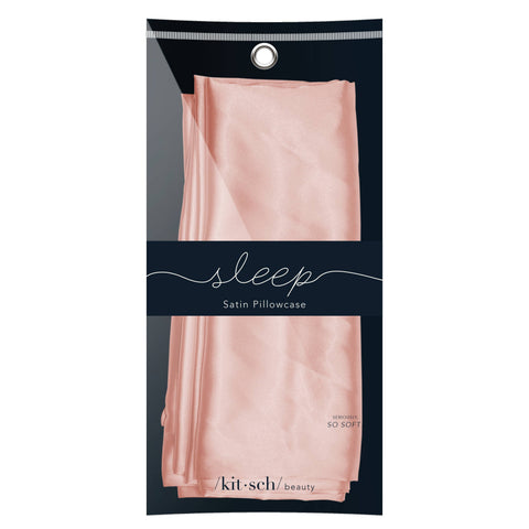 KITSCH - Blush Satin Pillowcase