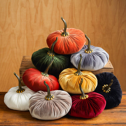 Your Heart's Content - Extra Large Velvet Pumpkins