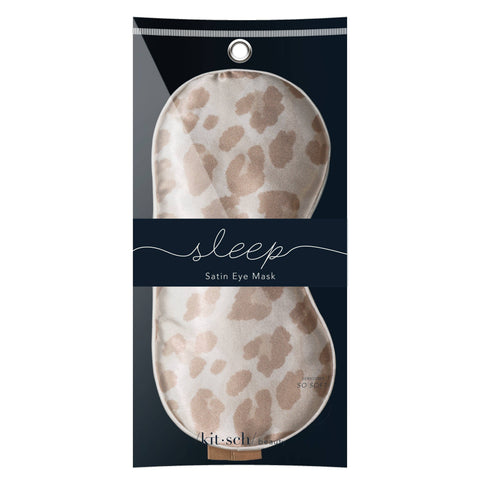 KITSCH - Leopard Satin Eye Mask