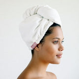 KITSCH - White Microfiber Hair Towel