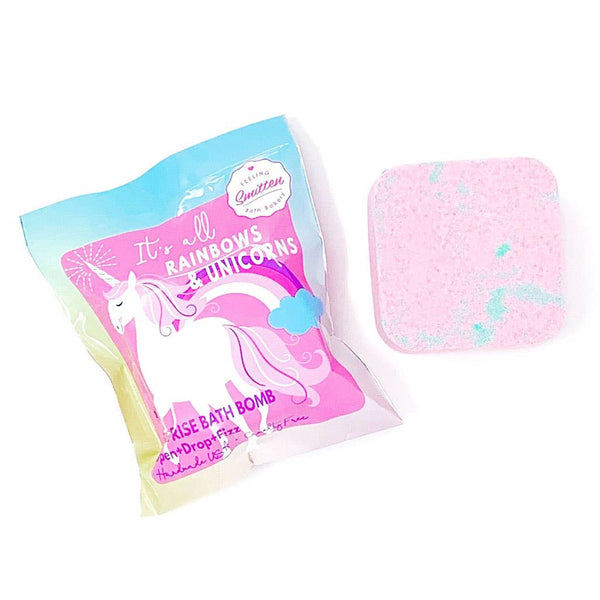 Feeling Smitten - Rainbows & Unicorns Surprise Bath Bomb