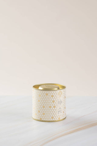 Candlefish - No. 78 Gold Tin w/ Embossed Lid (Fall White) 7 oz